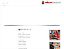 Tablet Screenshot of kalmarmarknad.se